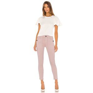 NWT Joie light pink slim fit crop leg skinny jeans, 25